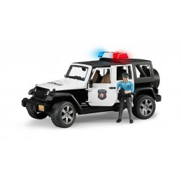 jeep Wrangler com policial...