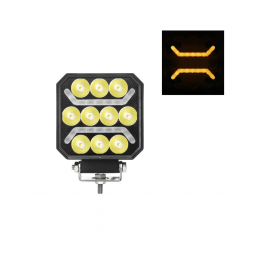 FAROL 10+2 LED COM 2 FAIXAS...