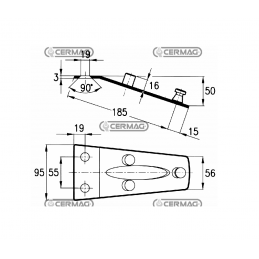 PORTA FACAS FORT L185X95X56