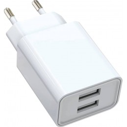 CARREGADOR COM 2 FICHAS USB...