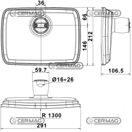 CARCAÇA DE ESPELHO COM...