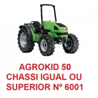AGROKID 50 CHASSI IGUAL OU SUPERIOR Nº 6001