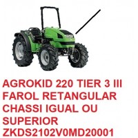 AGROKID 220 TIER 3 CHASSI IGUAL OU SUPERIOR Nº ZKDS2102V0MD20001