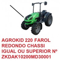 AGROKID 220 TIER 3 CHASSI IGUAL OU SUPERIOR Nº ZKDAK10200MD30001